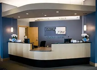 Front Desk at Fargo office of Face & Jaw Surgery Center