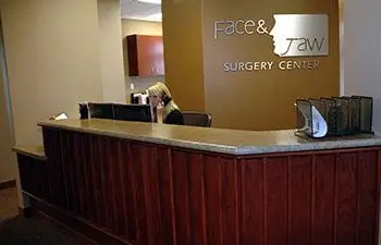 Side Desk at Grand Forks office of Face & Jaw Surgery Center