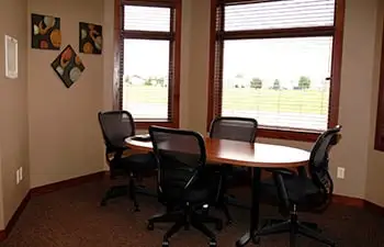 Consultation room at Grand Forks office of Face & Jaw Surgery Center