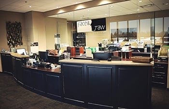 Bismarck office from desk