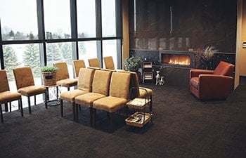 Bismarck office waiting area